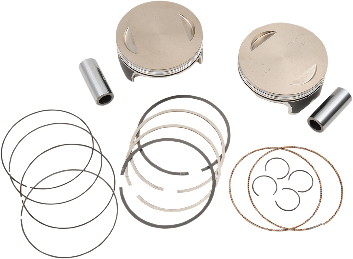 S&S CYCLE Piston Kit - For Hot Set Up Kits® - 4.125" +0.020" - 111"/117"/124" Engine 106-3964A — image 1