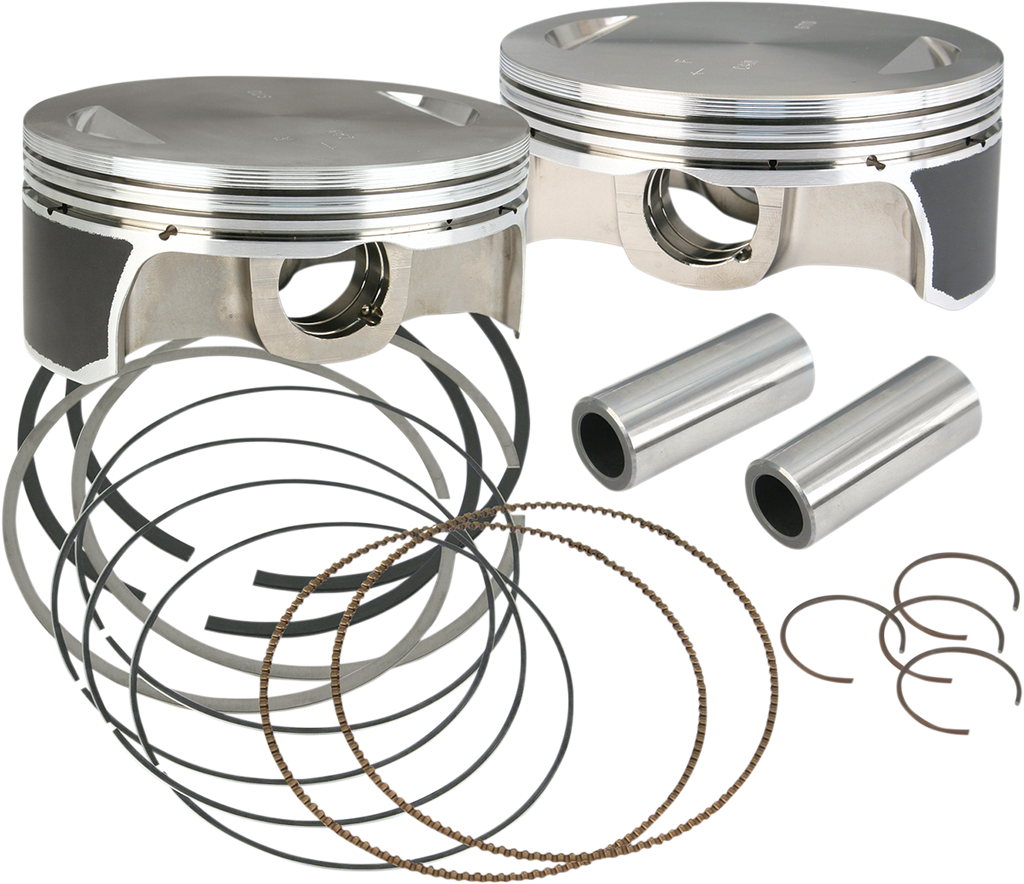 S&S CYCLE Piston Kit - For Hot Set Up Kits® - 4.125" +0.020" - 111"/117"/124" Engine 106-3964A — image 2