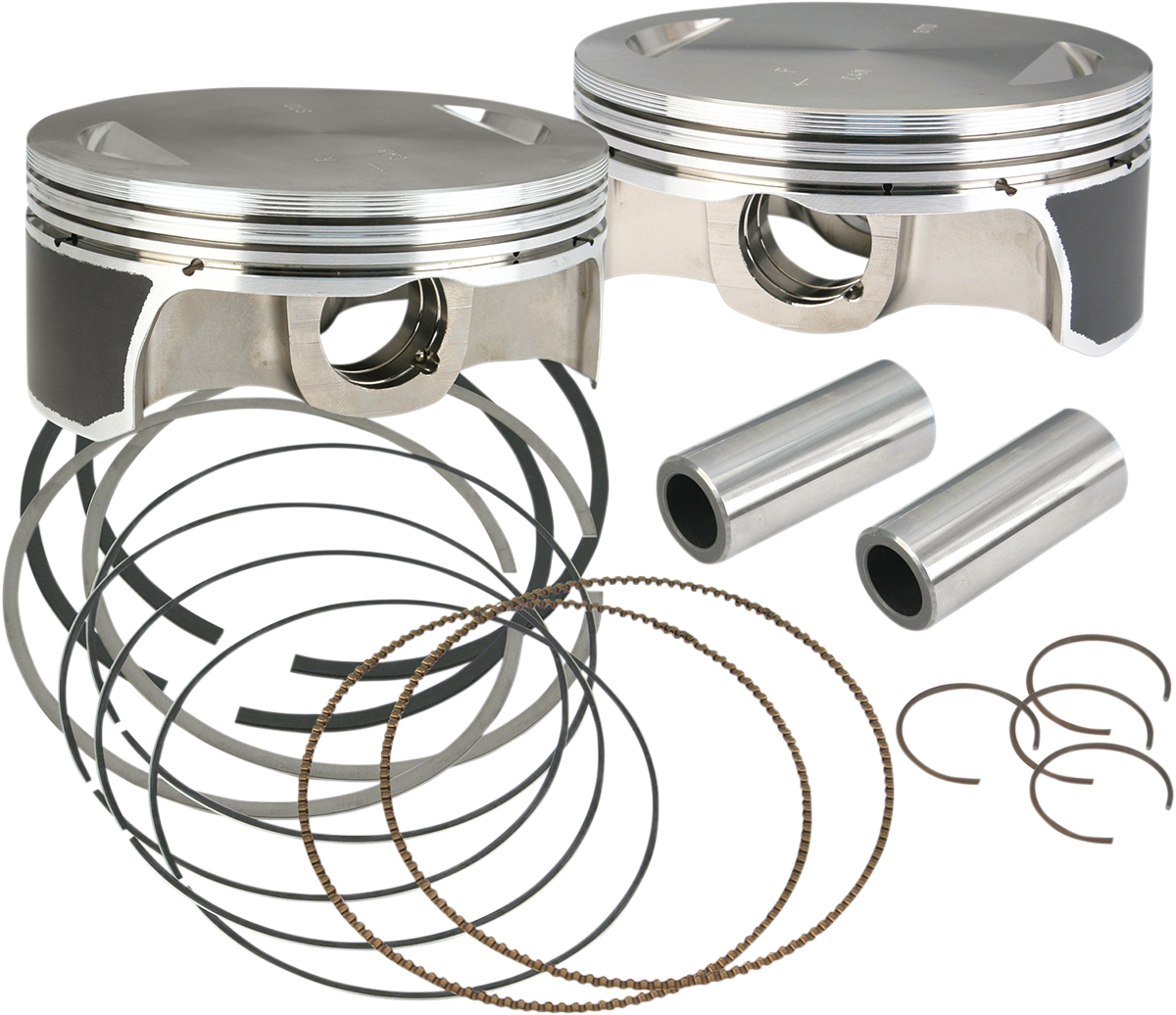 S&S CYCLE Piston Kit - For Hot Set Up Kits® - 4.125" +0.020" - 111"/117"/124" Engine 106-3964A — image 2