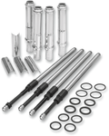 S&S CYCLE Quickee Pushrod Kit with Chrome Covers - Twin Cam 106-6051 — image 1