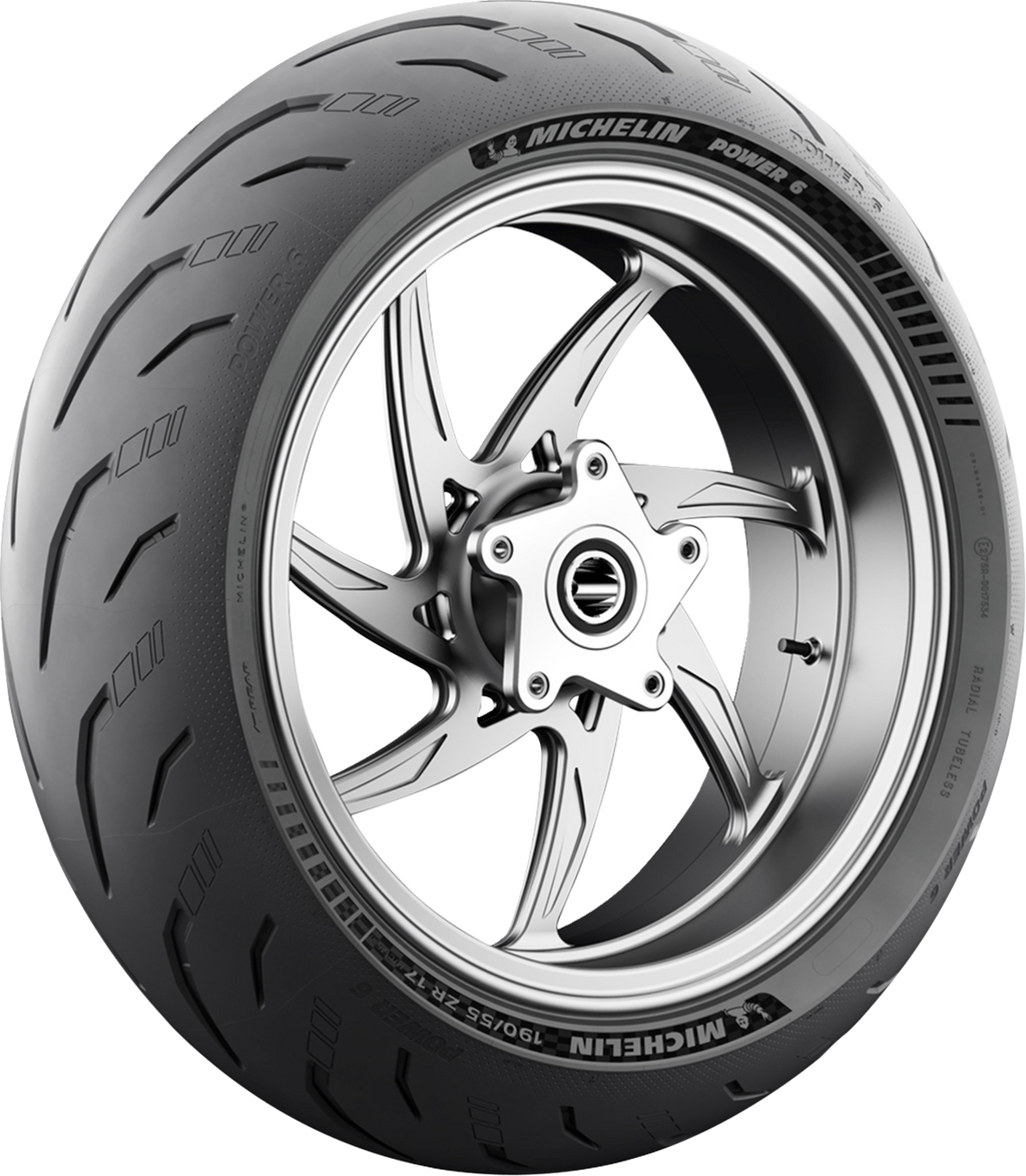 MICHELIN Tire - Power 6 - Rear - 190/55ZR17 - (75W) 10946 — image 3
