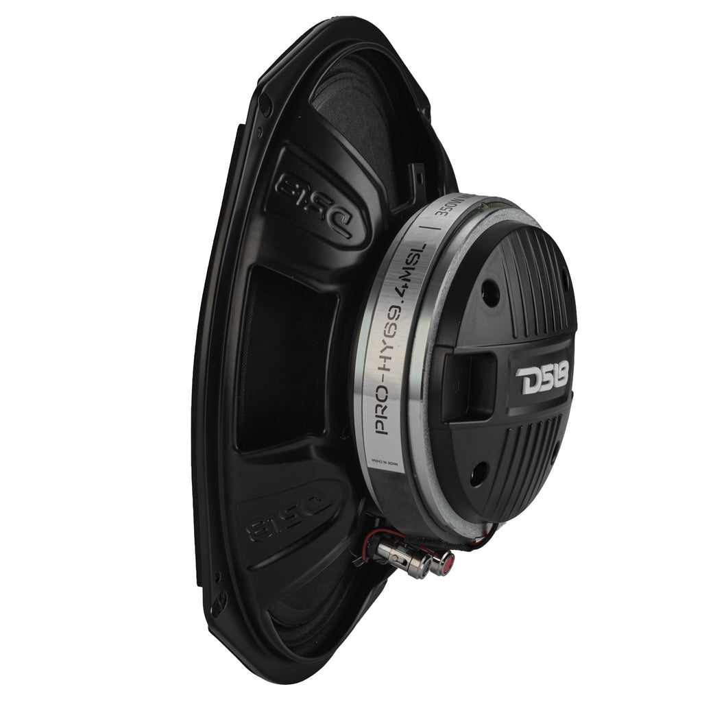 DS18 PRO-HY69.4MSL PRO 6x9” Hybrid Slim Loudspeaker with Water-Resistant Cone and Compression Driver Horn | 175W RMS 4-Ohm — image 8