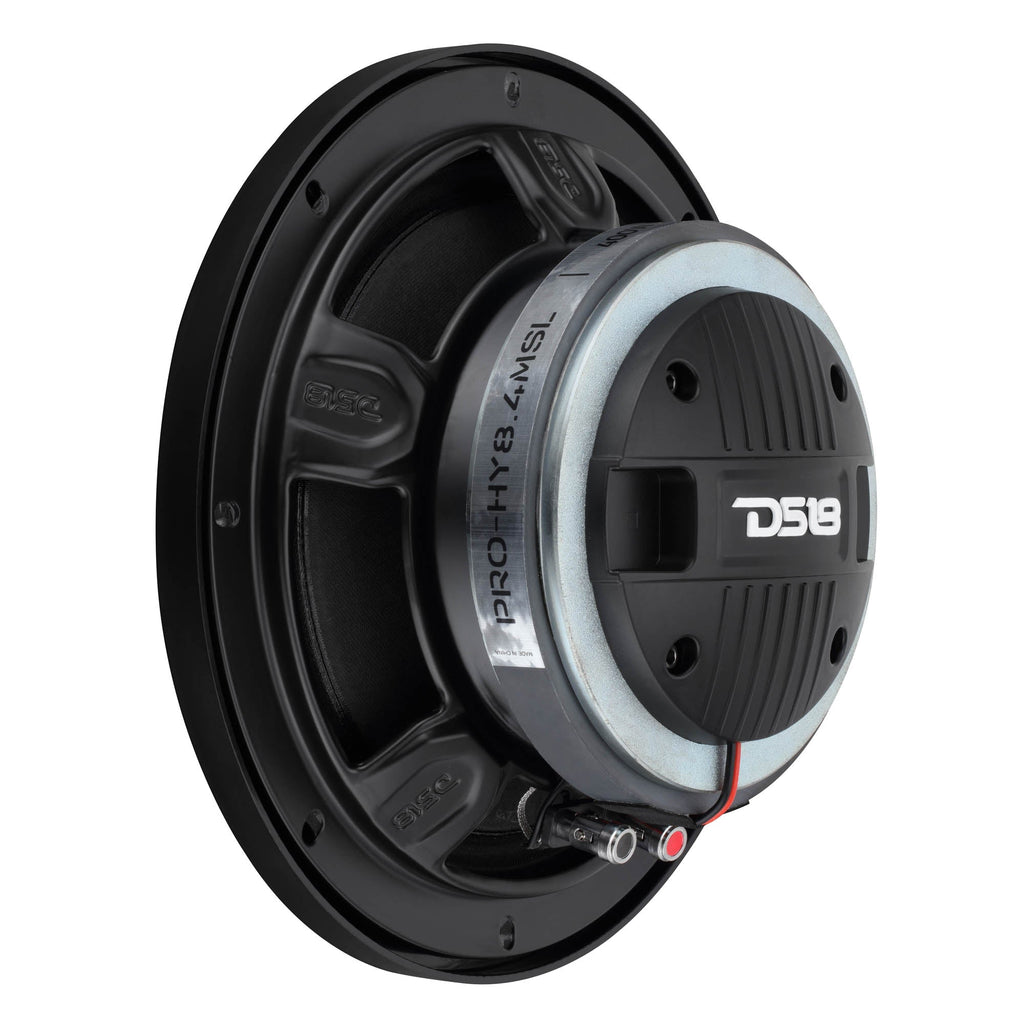DS18 PRO-HY8.4MSL PRO 8" Shallow Coaxial Hybrid Mid-Range Loudspeaker with Built-in Driver | 200W RMS 4-Ohm — image 8