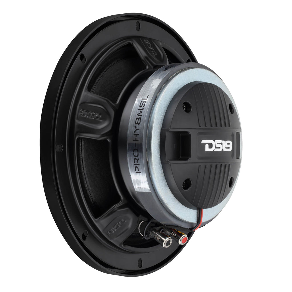 DS18 PRO-HY8MSL PRO 8" Shallow Coaxial Hybrid Mid-Range Loudspeaker with Built-in Driver | 200W RMS 8-Ohm — image 8