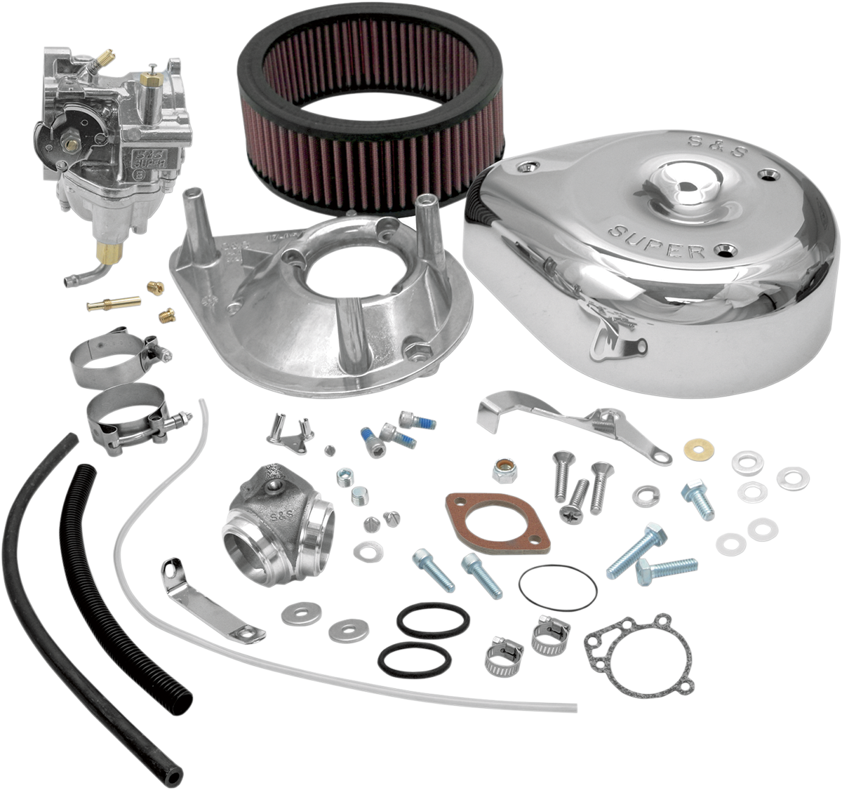 S&S CYCLE Super E Carburetor Kit with Manifold - Shovelhead 11-0402 — image 1