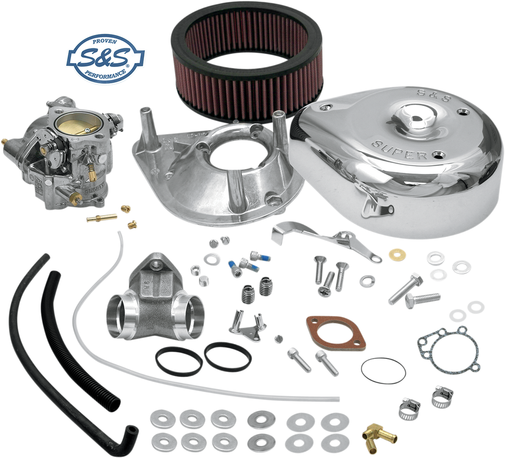 S&S CYCLE Super E Carburetor Kit with Manifold - Sportster 11-0408 — image 1