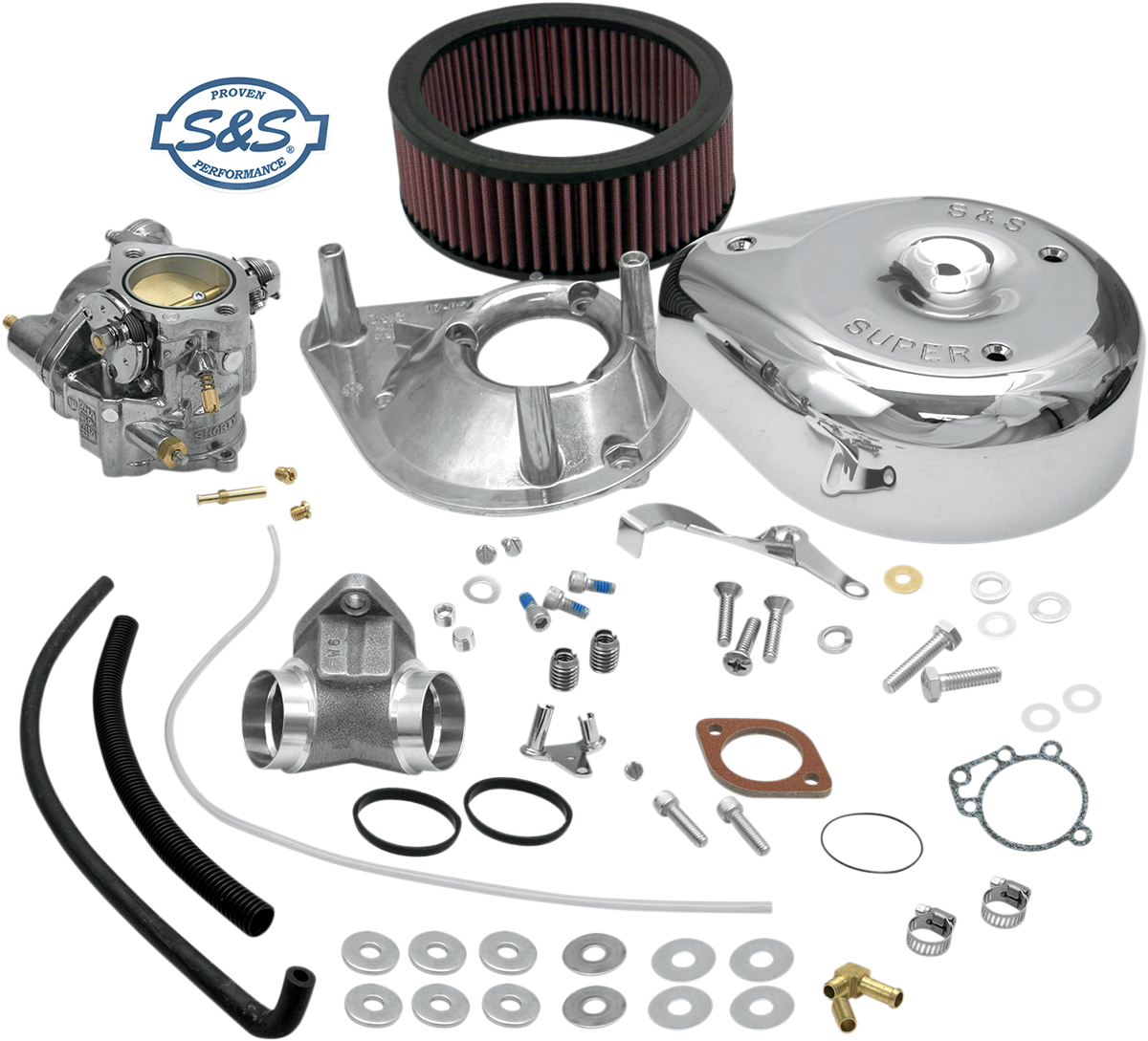 S&S CYCLE Super E Carburetor Kit with Manifold - Sportster 11-0408 — image 1