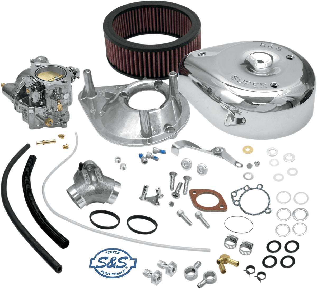 S&S CYCLE Super E Carburetor with Manifold Kit - Sportster 11-0409 — image 1