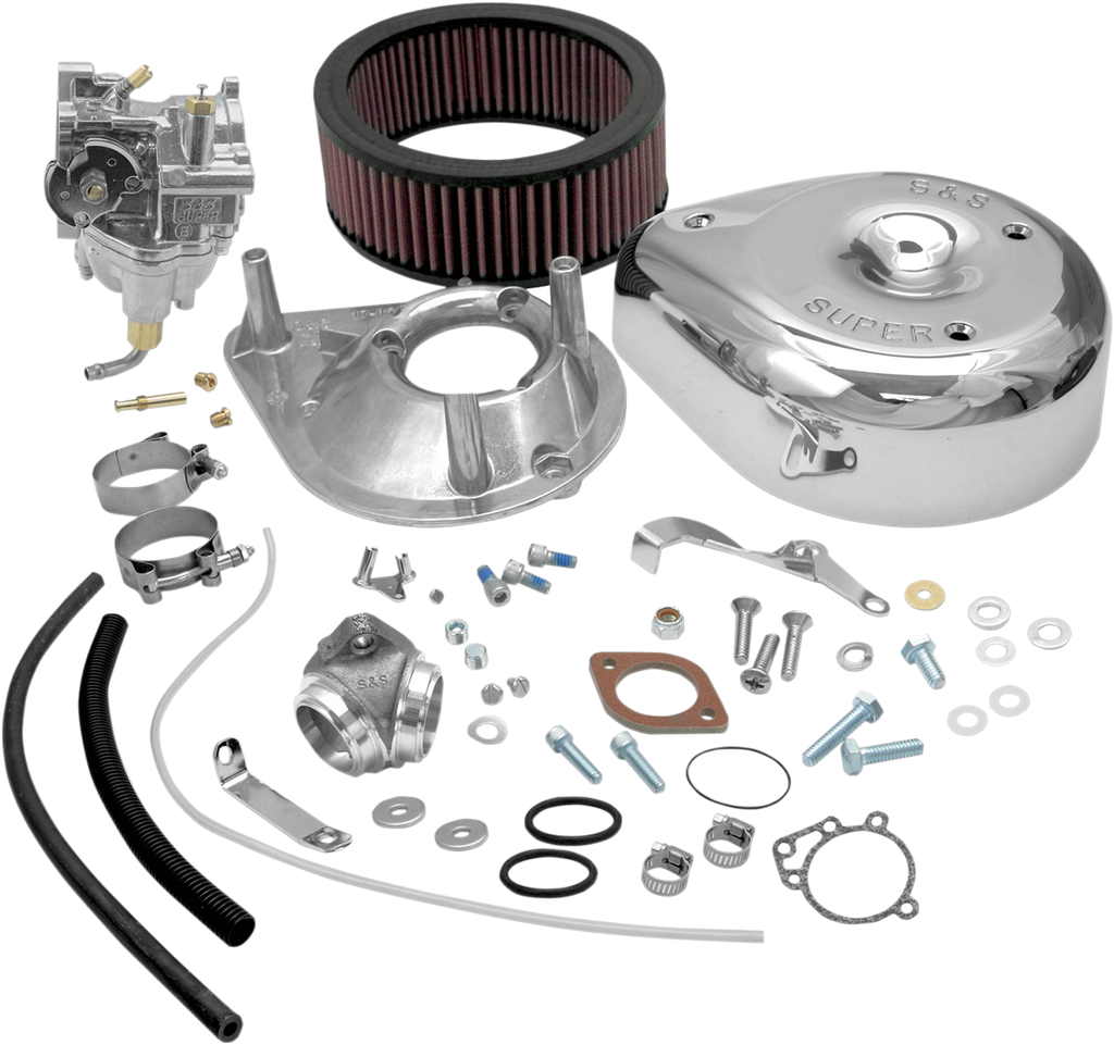 S&S CYCLE Super E Carburetor Kit with Manifold - Shovelhead 11-0411 — image 1