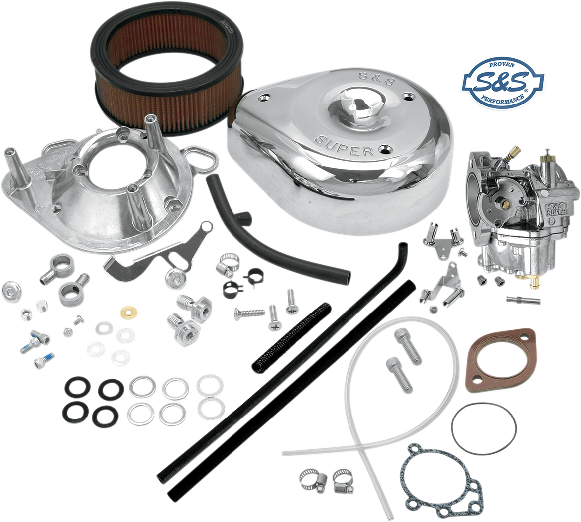 S&S CYCLE Super E Carburetor Kit without Manifold - Evolution Big Twin 11-0442 — image 1