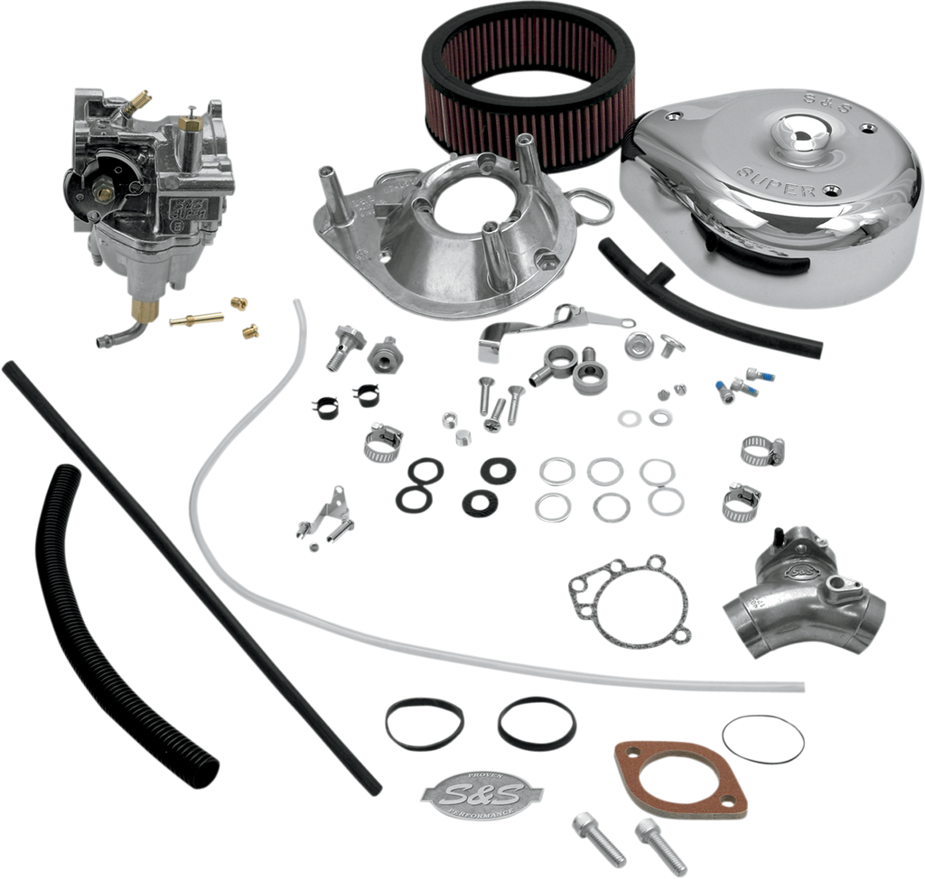 S&S CYCLE Super E Carburetor Kit with Manifold - Twin Cam 11-0450 — image 1