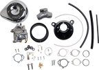 S&S CYCLE Super E Carburetor with Stealth Air Cleaner Kit - Chrome - Twin Cam 110-0149 — image 1