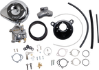 S&S CYCLE Super G Carburetor with Stealth Air Cleaner Kit - Chrome - Twin Cam 110-0150 — image 1