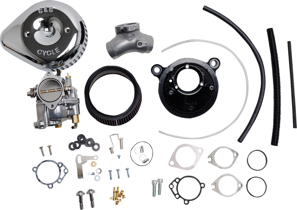 S&S CYCLE Super G Carburetor with Stealth Air Cleaner Kit - Chrome - Twin Cam 110-0150 — image 3