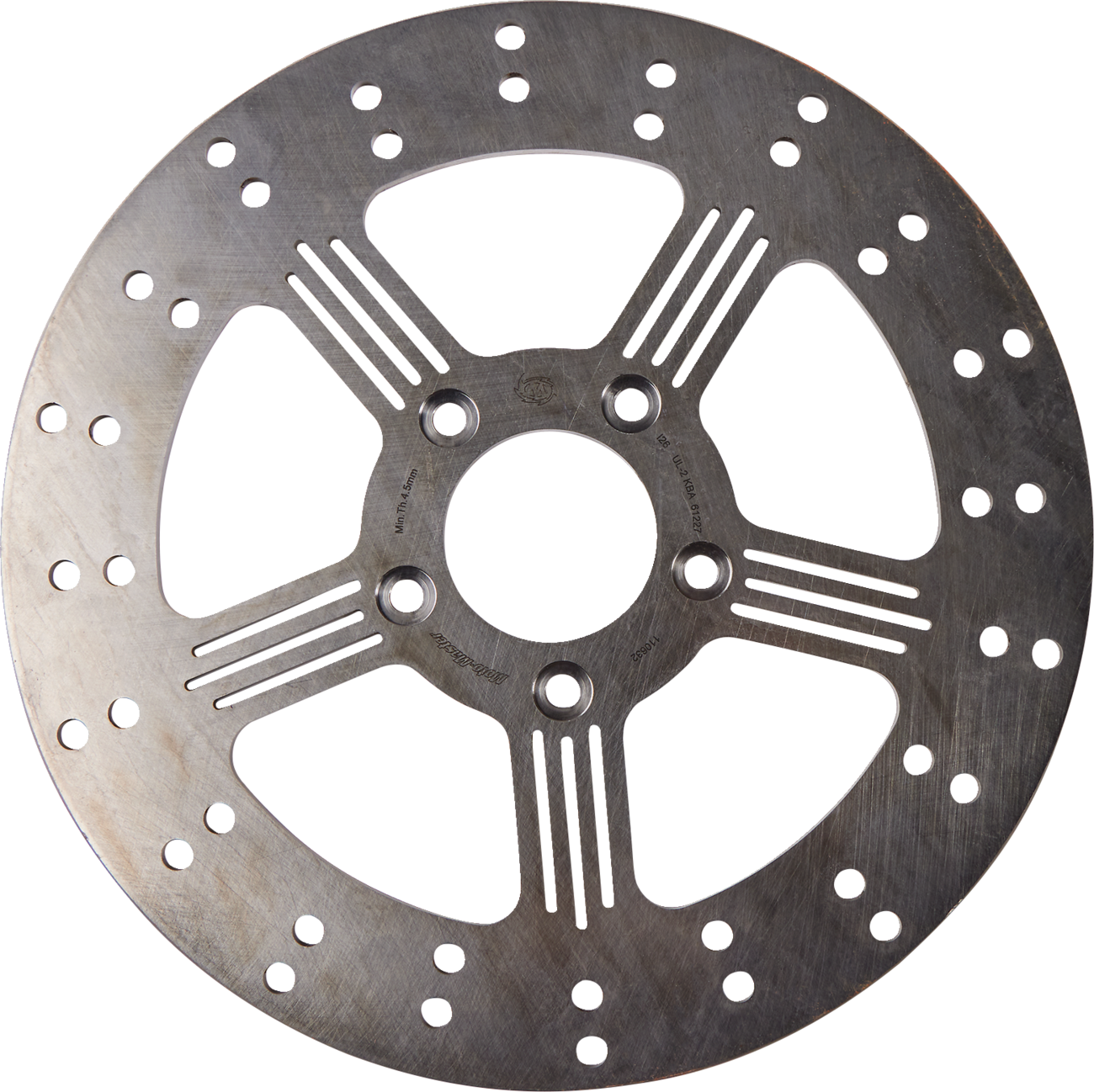 MOTO-MASTER Brake Rotor - Front Right/Front Left - Adrian 110632-PU — image 1