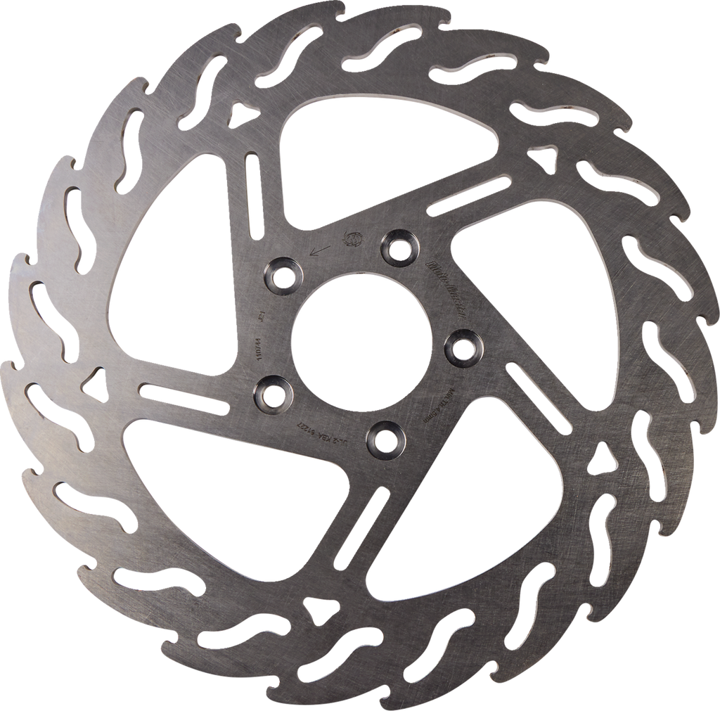 MOTO-MASTER Brake Rotor - Front Right - Flame 110745-PU — image 2
