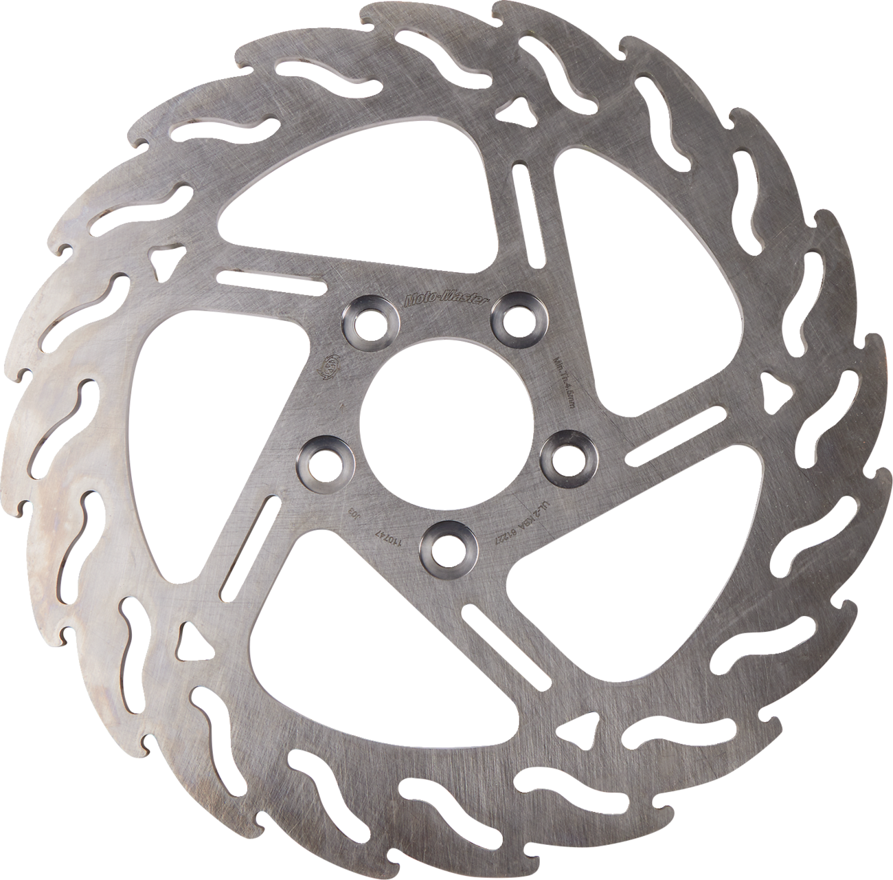 MOTO-MASTER Brake Rotor - Rear - Flame 110747-PU — image 1