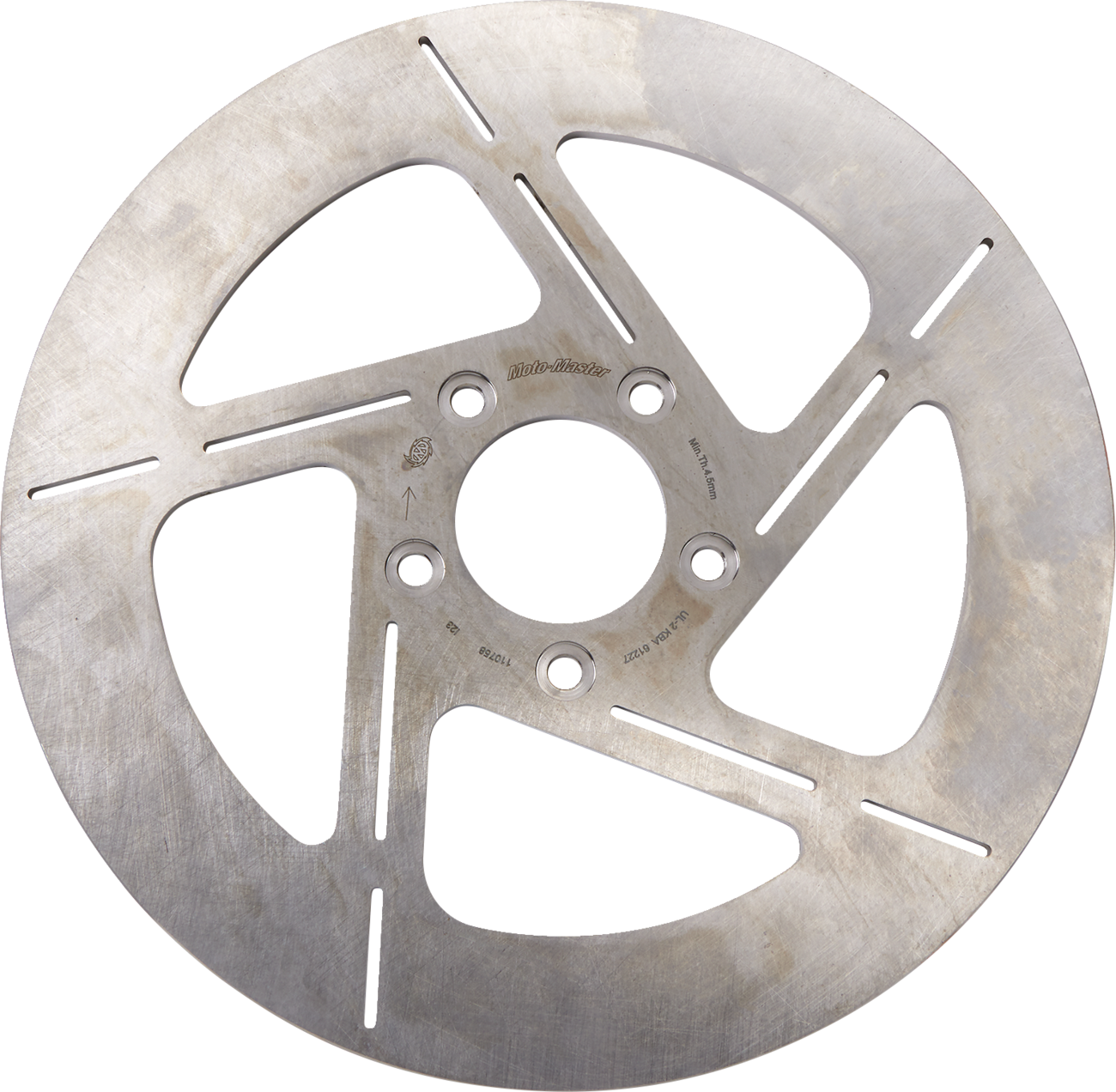 MOTO-MASTER Brake Rotor - Front Right - Tulsa 110758-PU — image 1