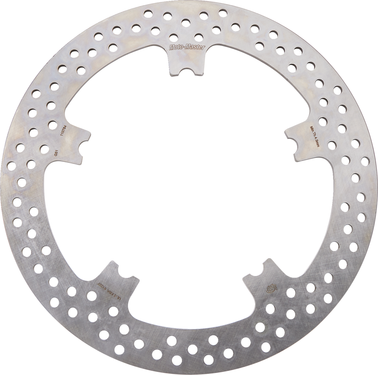 MOTO-MASTER Brake Rotor - Front Right/Front Left - Halo 110764-PU — image 1