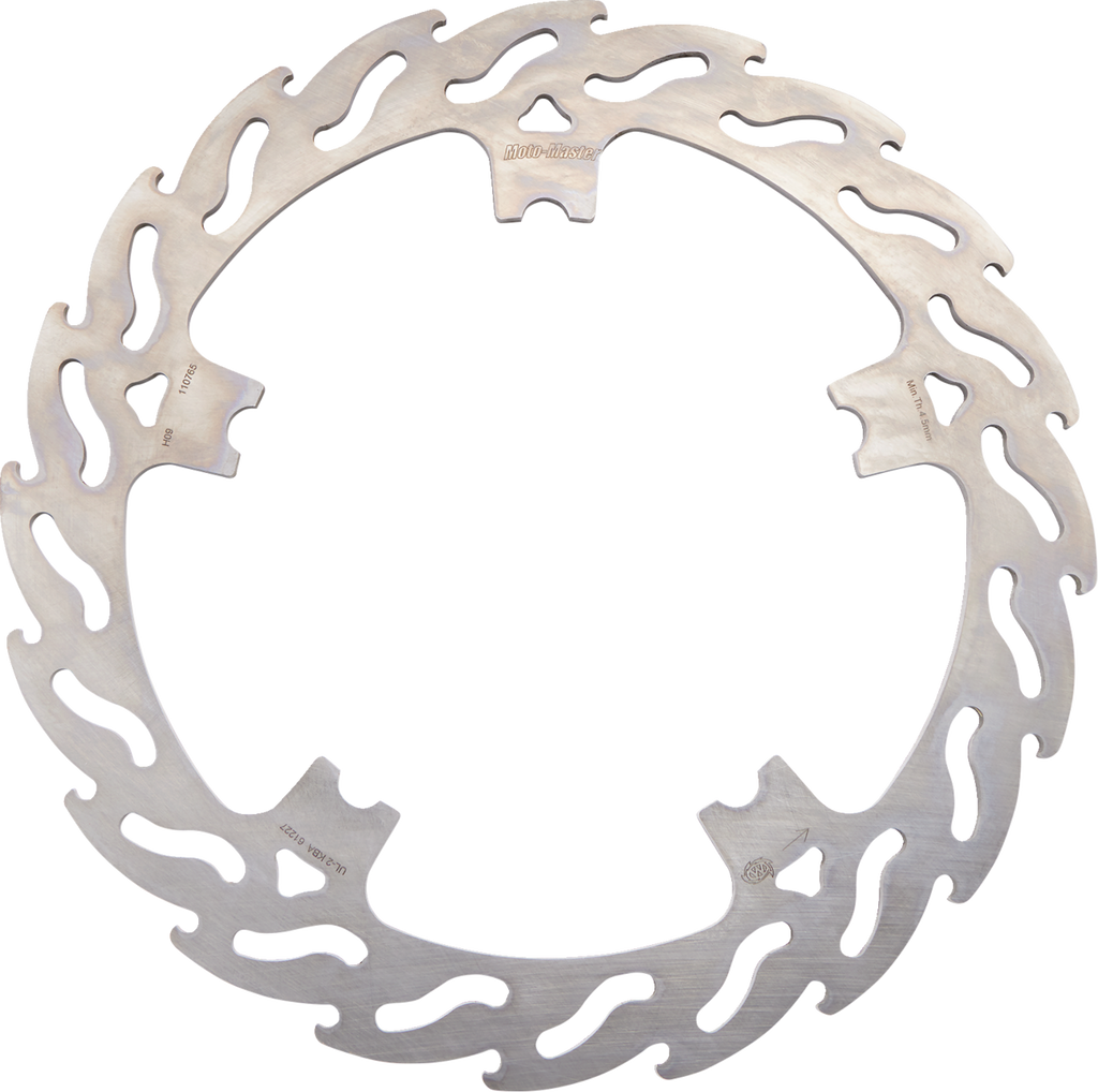 MOTO-MASTER Brake Rotor - Front Left - Flame 110765-PU — image 1