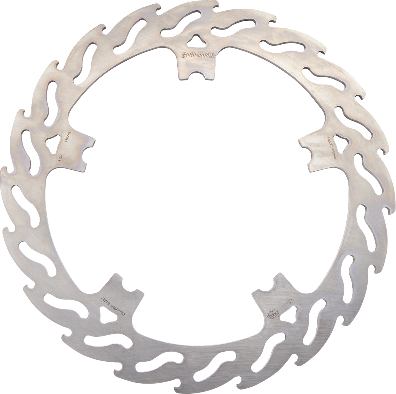 MOTO-MASTER Brake Rotor - Front Left - Flame 110765-PU — image 1