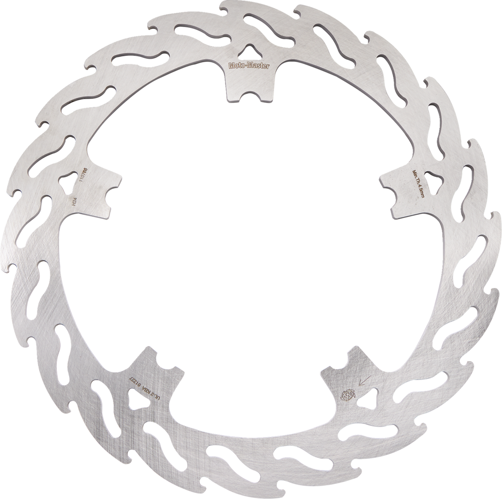 MOTO-MASTER Brake Rotor - Front Right - Flame 110766-PU — image 1