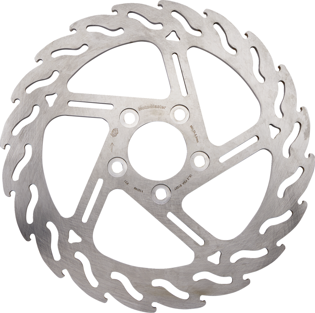 MOTO-MASTER Brake Rotor - Rear - Flame 110769-PU — image 1