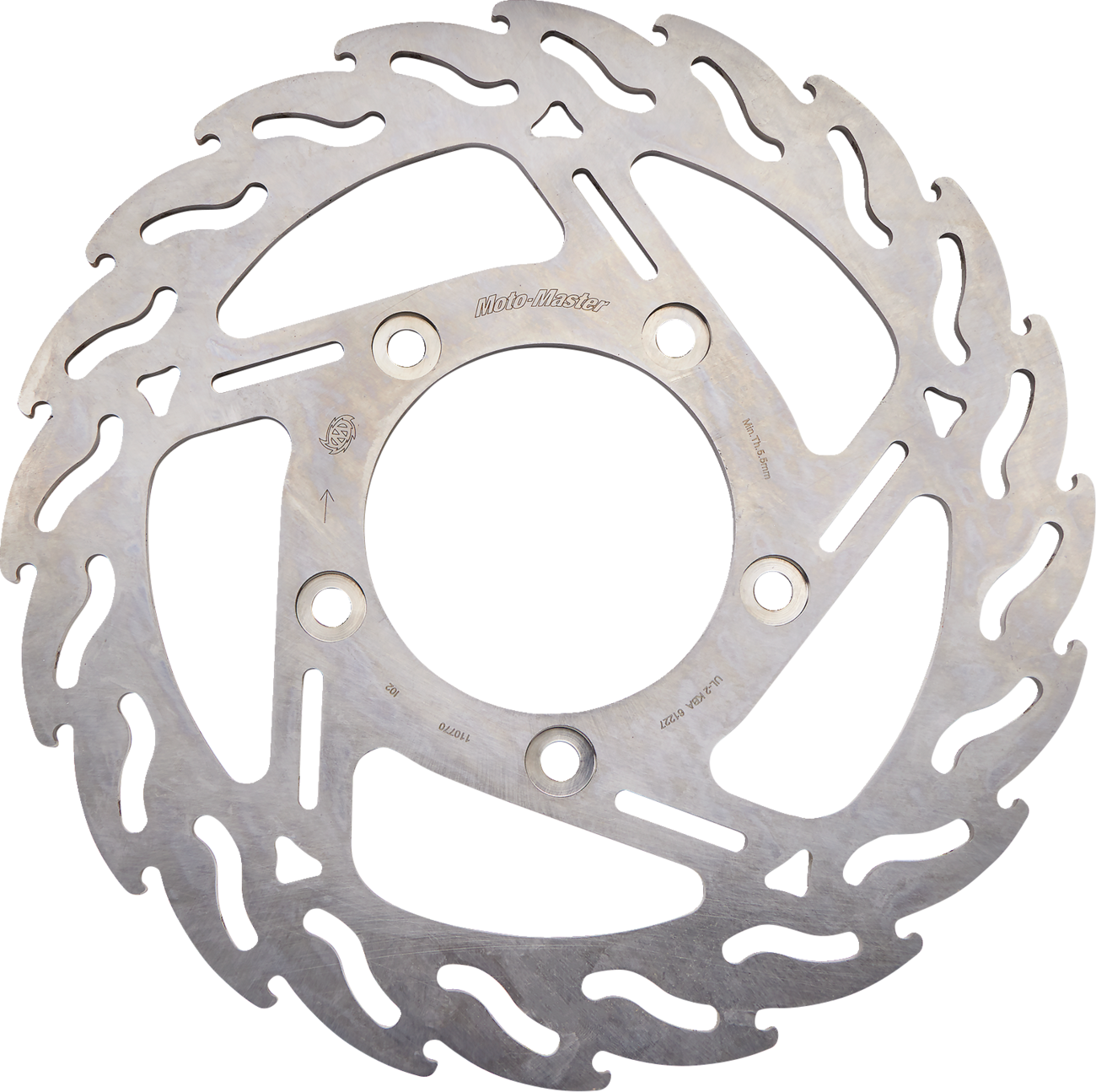 MOTO-MASTER Brake Rotor - Rear - Flame 110770-PU — image 1