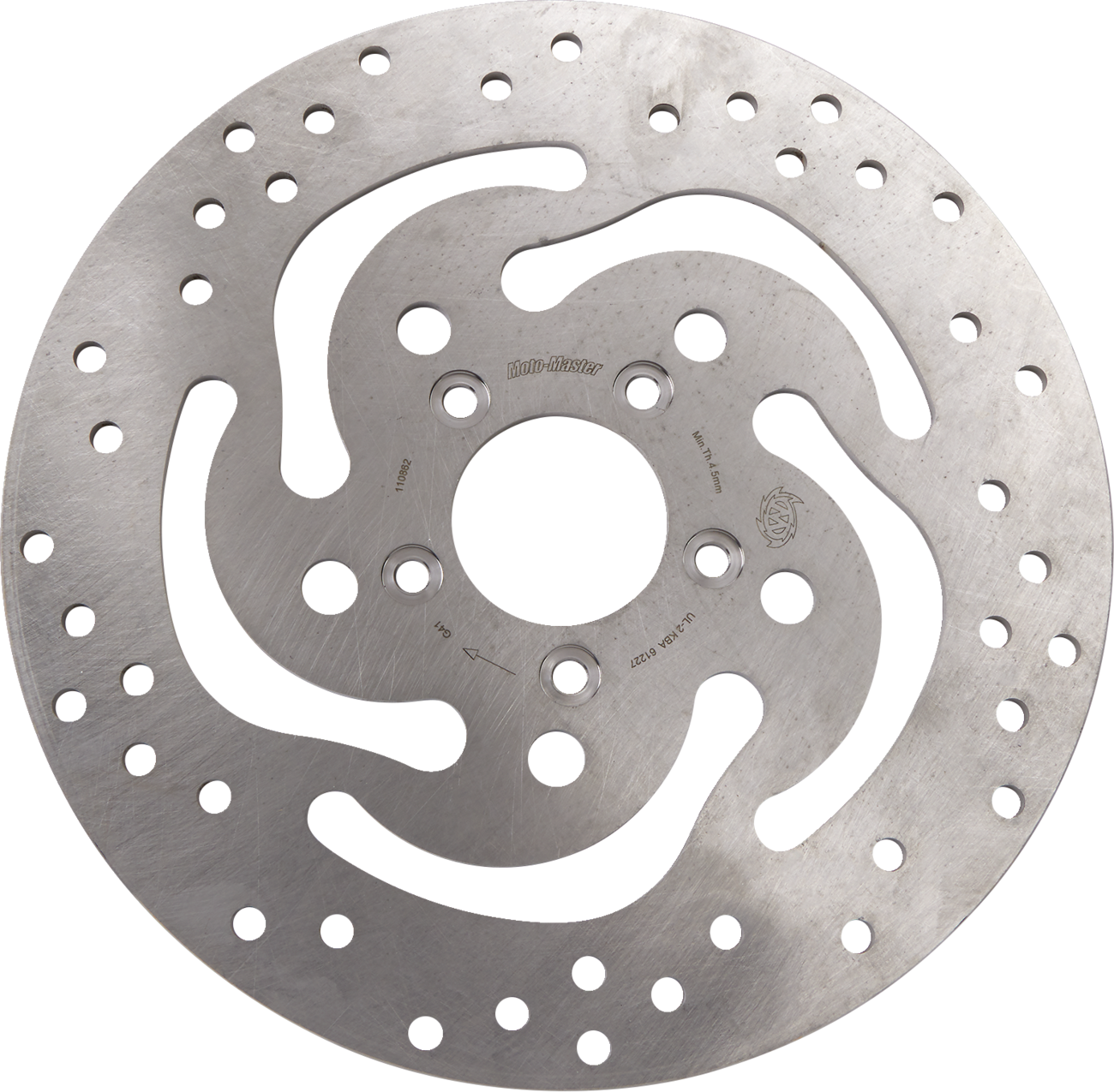 MOTO-MASTER Brake Rotor - Front Right - Halo 110862-PU — image 1