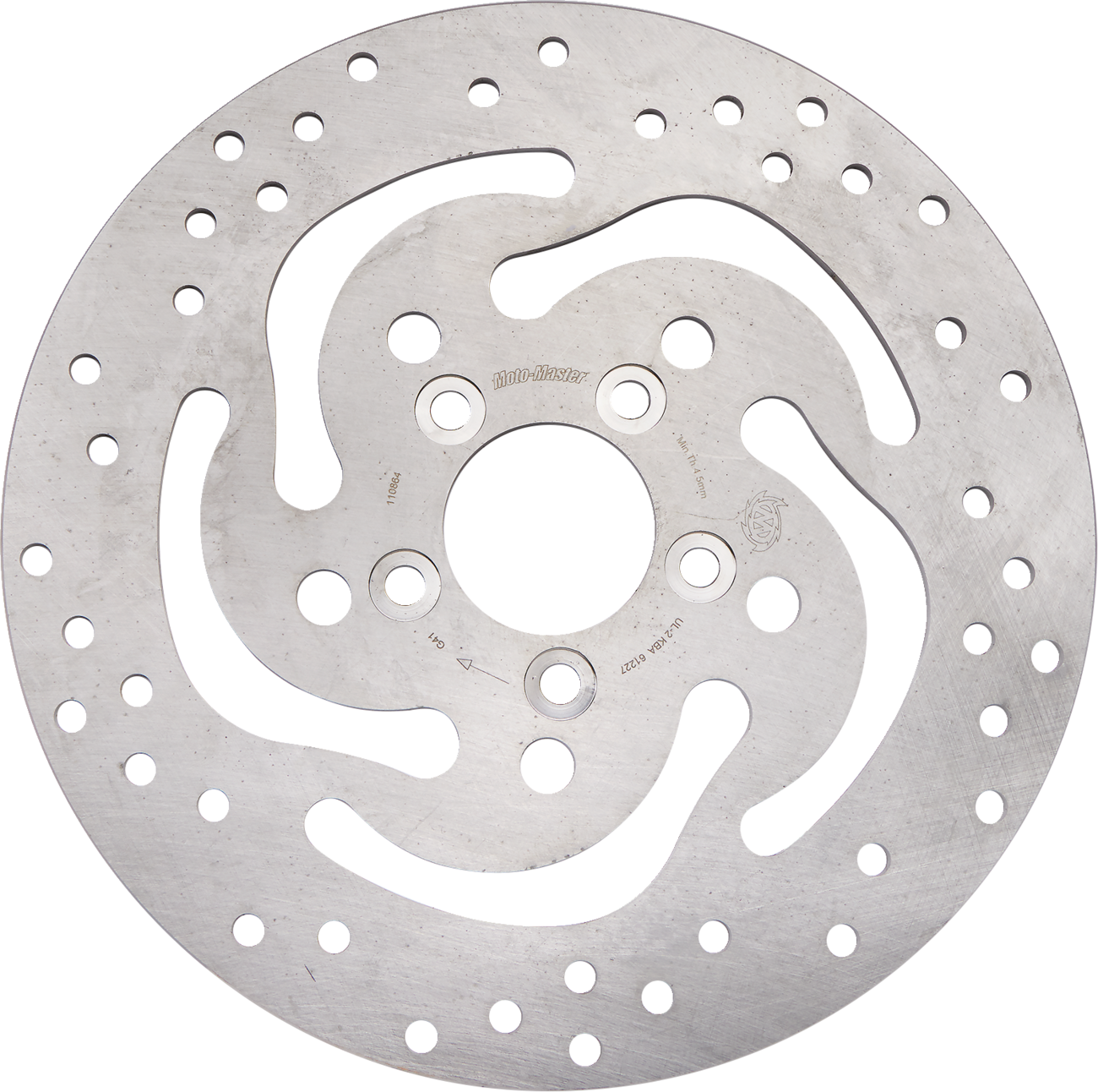 MOTO-MASTER Brake Rotor - Rear - Halo 110864-PU — image 1