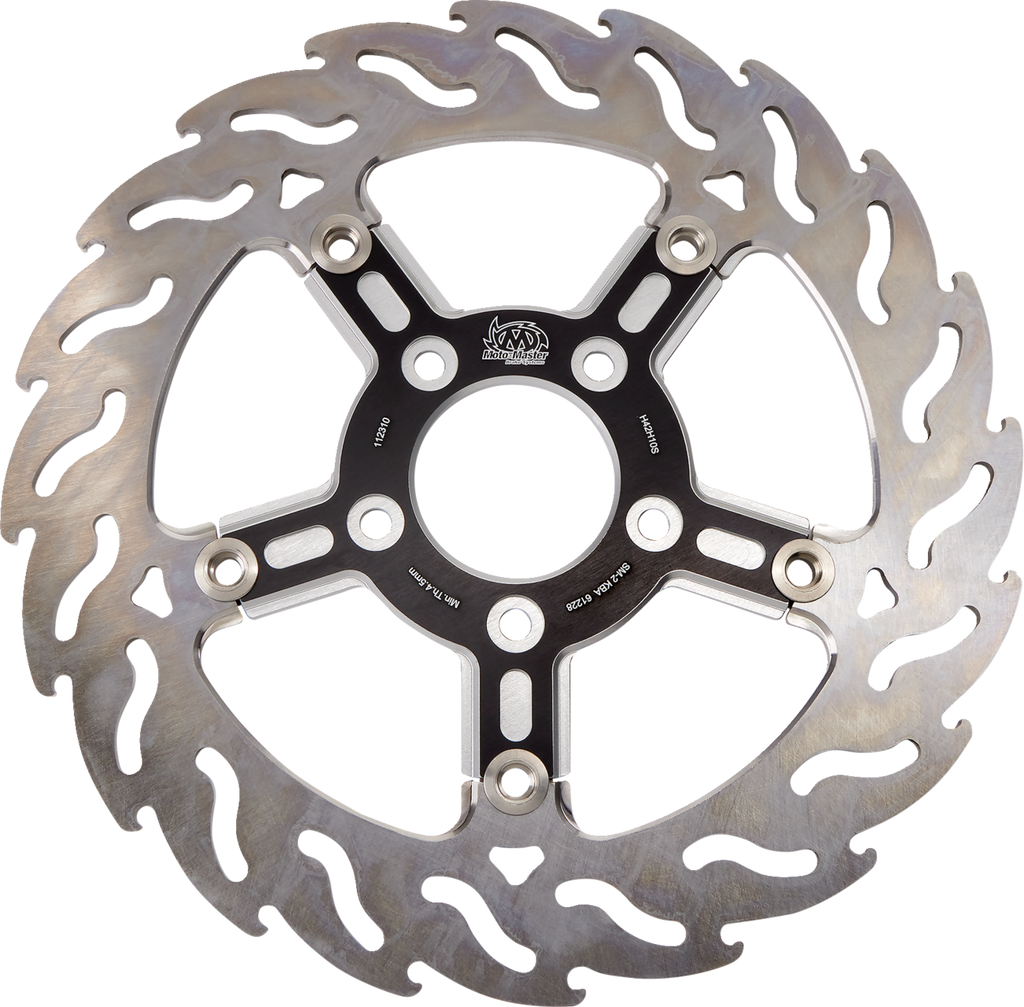 MOTO-MASTER Brake Rotor - Front Right - Flame 112310-PU — image 1