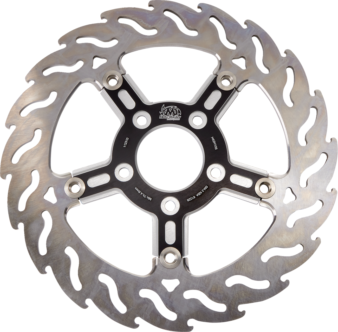 MOTO-MASTER Brake Rotor - Front Right - Flame 112310-PU — image 1