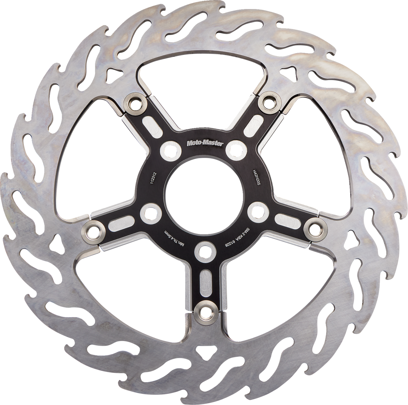 MOTO-MASTER Brake Rotor - Front Left - Flame 112312-PU — image 1
