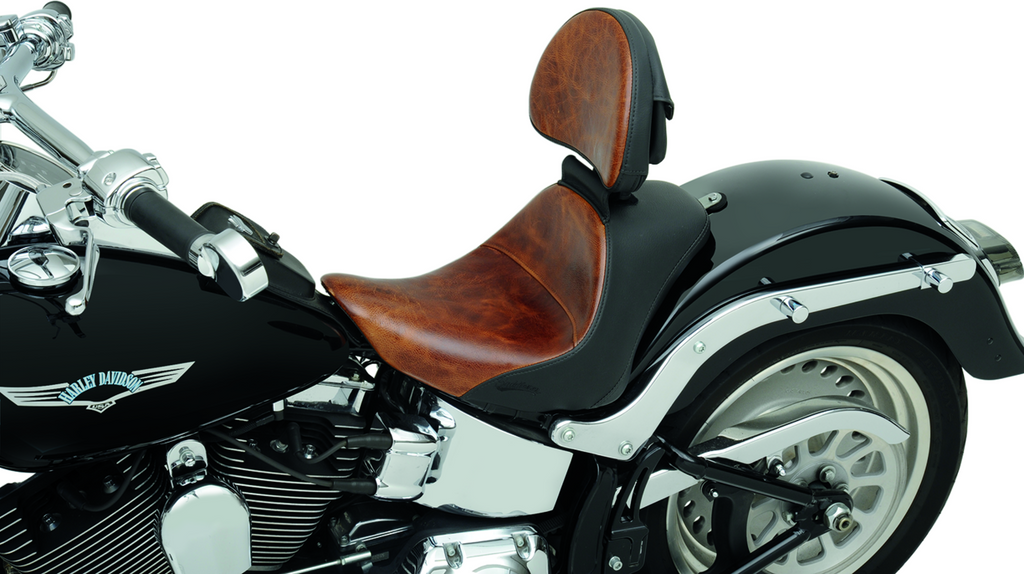 SADDLEMEN Lariat Backrest - Distressed Brown - FL '06-'17 11567B — image 2