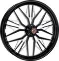 PERFORMANCE MACHINE (PM) Wheel - Nivis - Front - Dual Disc/without ABS - Black/Contrast Cut Platinum - 21x3.5 — image 1