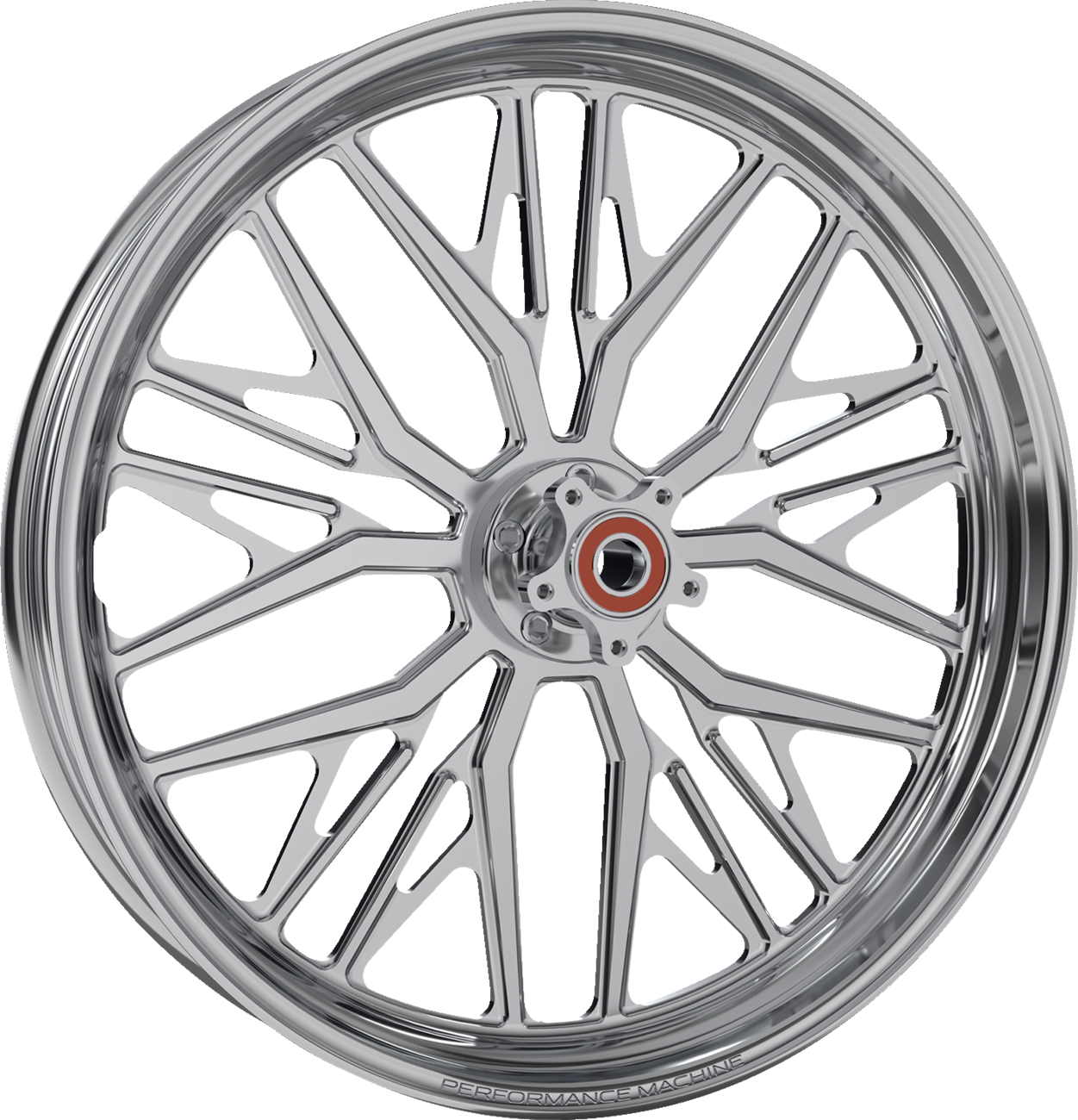 PERFORMANCE MACHINE (PM) Wheel - Nivis - Front - Dual Disc/without ABS - Chrome - 21x3.5 — image 1