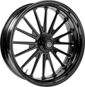RSD Wheel - Traction - Front - Dual Disc/without ABS - 21x3.5 - Black Ops™ - '08+ FLH 1202-7106R-TRSAJ-SMB — image 1