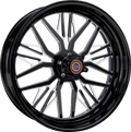 PERFORMANCE MACHINE (PM) Wheel - Phatour - Front - Dual Disc/without ABS - Black/Contrast Cut Platinum - 18x5.5 — image 1