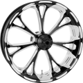PERFORMANCE MACHINE (PM) Wheel - Virtue - Front - Dual Disc/with ABS - Platinum Cut™ - 21x3.5 - '08+ FLD 1204-7106P-VIRAJ-BMP — image 1