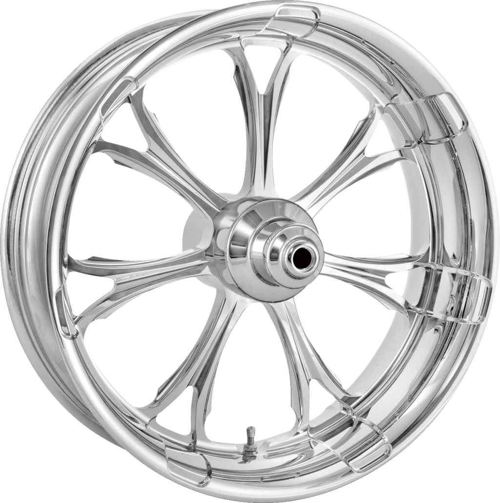 PERFORMANCE MACHINE (PM) Wheel - Paramount - Front - Dual Disc/with ABS - Chrome - 21x3.5 - '08+ FLD 1204-7106R-PARAJ-CH — image 1