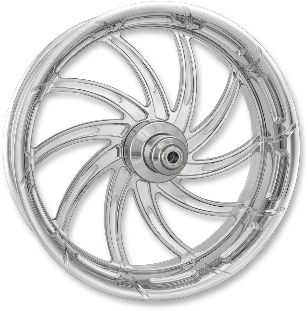 PERFORMANCE MACHINE (PM) Wheel - Supra - Front - Dual Disc/with ABS - Chrome - 21x3.5 - '08+ FL 1204-7106R-SUPAJ-CH — image 1