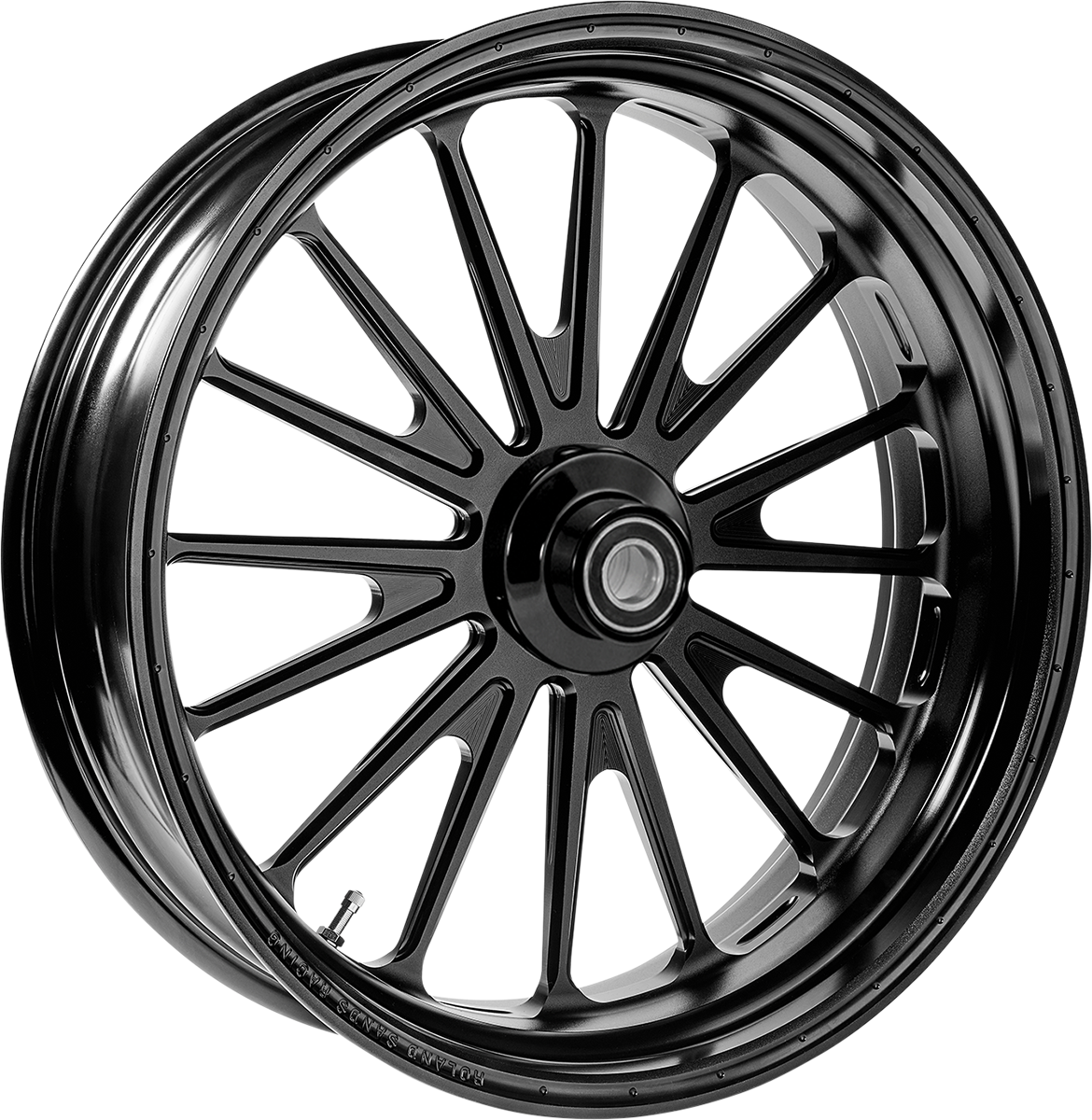 RSD Wheel - Traction - Front - Dual Disc/with ABS - 21x3.5 - Black Ops™ - '08+ FLH 1204-7106R-TRSAJ-SMB — image 1