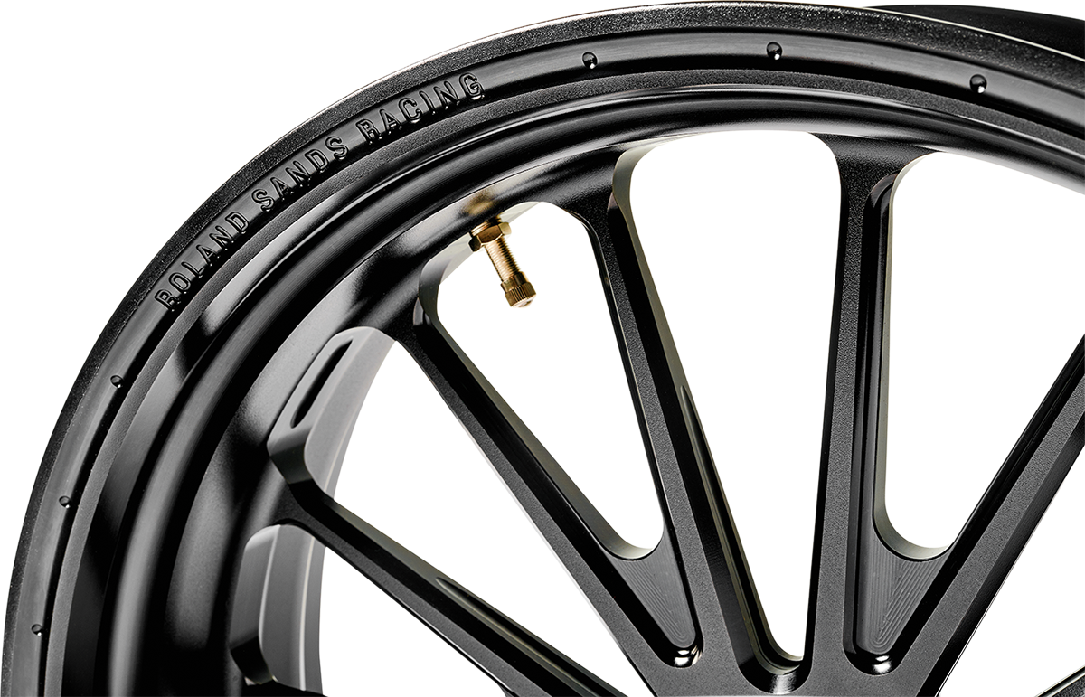 RSD Wheel - Traction - Front - Dual Disc/with ABS - 21x3.5 - Black Ops™ - '08+ FLH 1204-7106R-TRSAJ-SMB — image 2