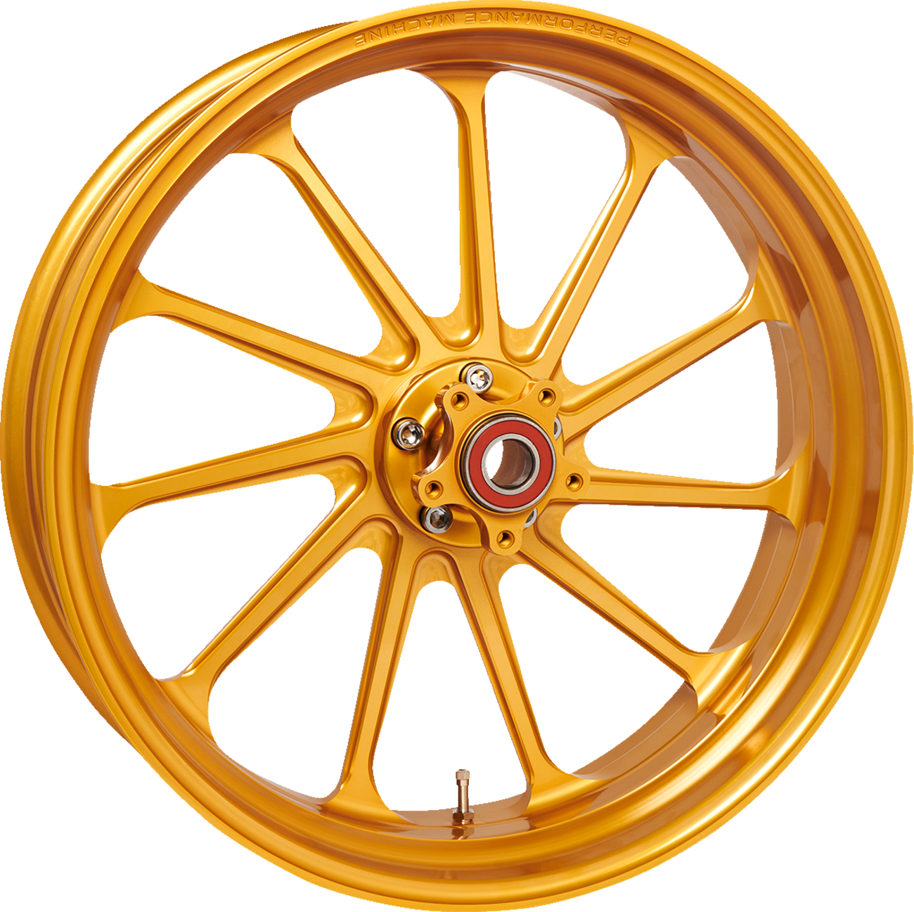 PERFORMANCE MACHINE (PM) Wheel - Assault - Front - Dual Disc/with ABS - Gold Ops™ - 18x5.5 1204-7814R-ASLAP-G — image 1