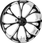 PERFORMANCE MACHINE (PM) Wheel - Virtue - Rear - Single Disc/with ABS - Platinum Cut™ - 18x 5.5 - '09+ FLT 1269-7814P-VIR-BMP — image 1