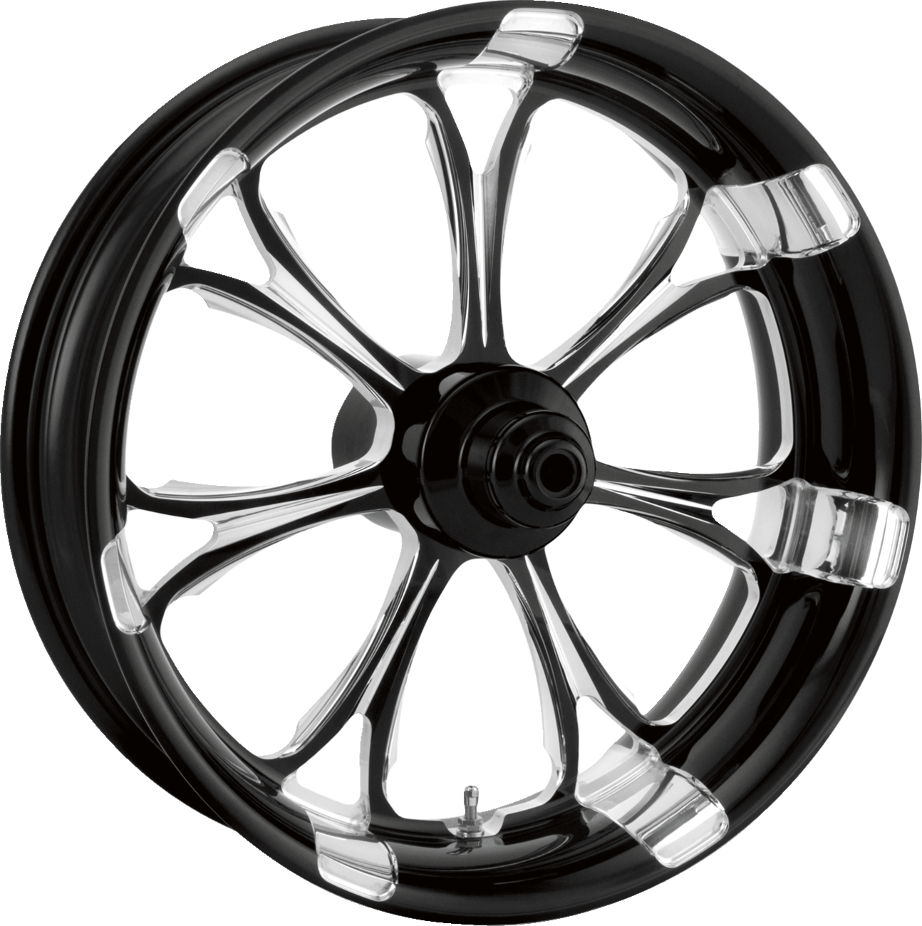 PERFORMANCE MACHINE (PM) Wheel - Paramount - Rear - Single Disc/without ABS - Platinum Cut™ - 18x5.5 - '09+ FLT 1270-7814R-PAR-BMP — image 1