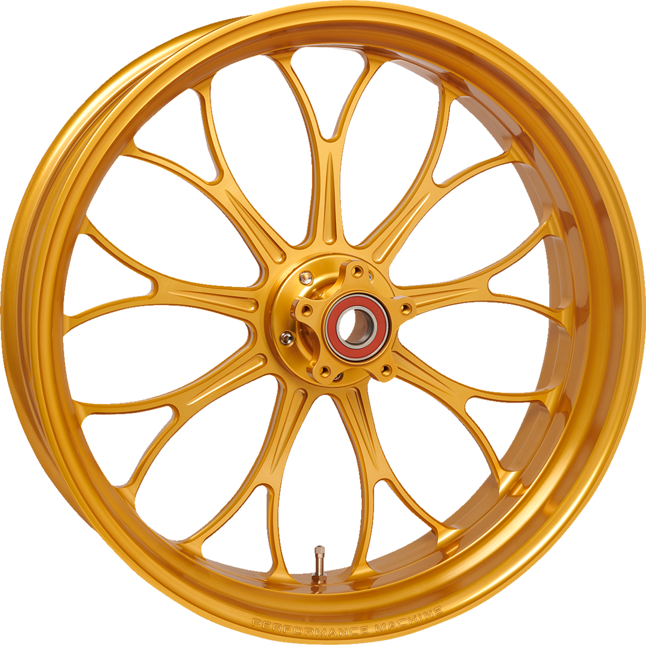 PERFORMANCE MACHINE (PM) Wheel - Revolution - Rear - Single Disc/without ABS - Gold Ops™ - 18x5.5 1270-7814R-RVNAP-G — image 1