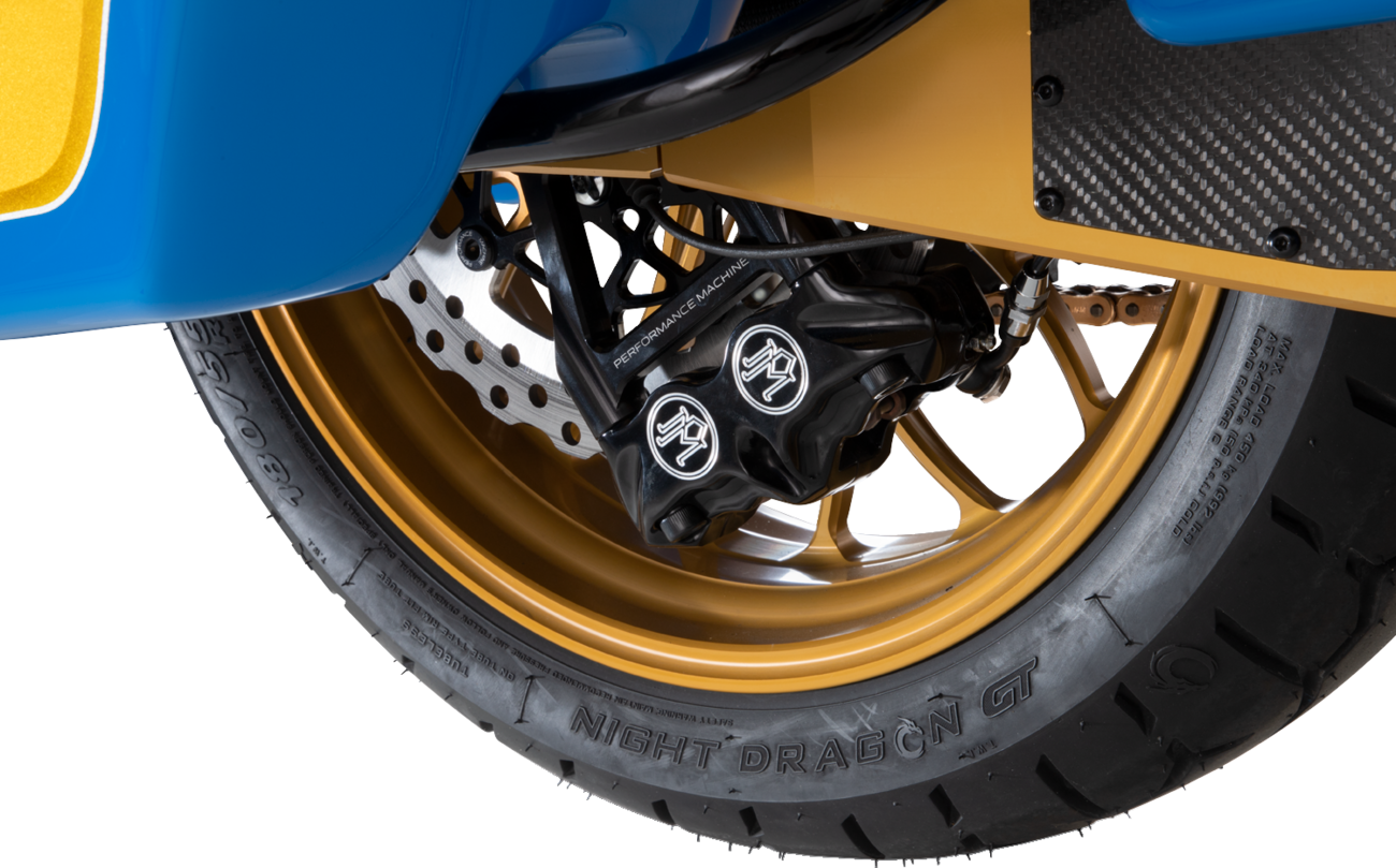 PERFORMANCE MACHINE (PM) Wheel - Revolution - Rear - Single Disc/without ABS - Gold Ops™ - 18x5.5 1270-7814R-RVNAP-G — image 2