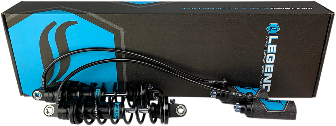 LEGEND SUSPENSION REVO ARC Remote Reservoir Shocks - 14" - Standard - Black 1310-1880 — image 1