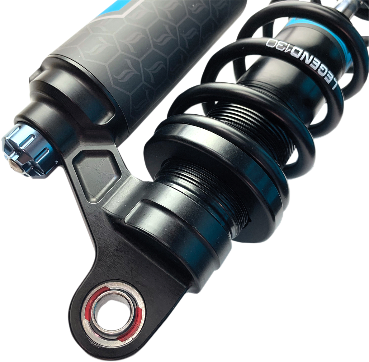 LEGEND SUSPENSION REVO ARC Piggyback Shocks - 14" - Standard - Black - '99-'17 Dyna 1310-1892 — image 6